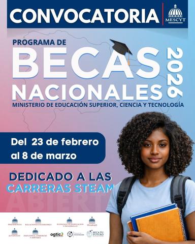 Portada de la convocatoria Convocatoria Becas Nacionales 2026